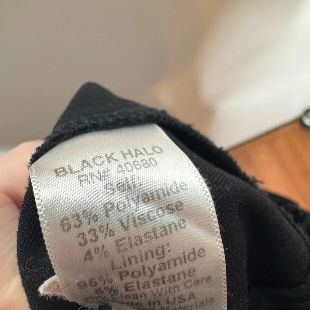 Black Halo Classic Jackie O Jumpsuit Black 4